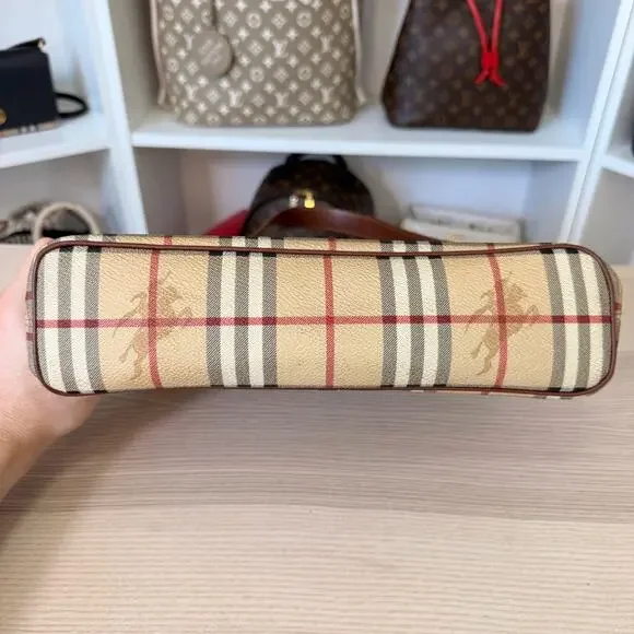 Burberry House Check Medium Tote Dark Brown - Picture 5 of 13